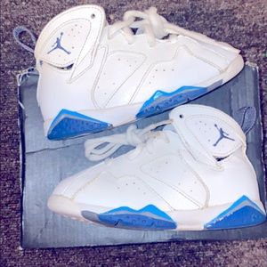 Jordan 7 Retro BT white / French blue